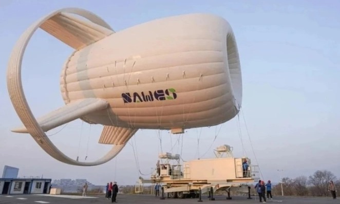 Trung Quốc thử nghiệm turbine gió bay công suất 1 MW