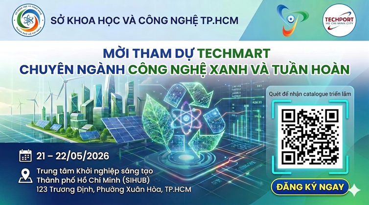 MỜI THAM DỰ TECHMART CÔNG NGHỆ XANH VÀ TUẦN HOÀN