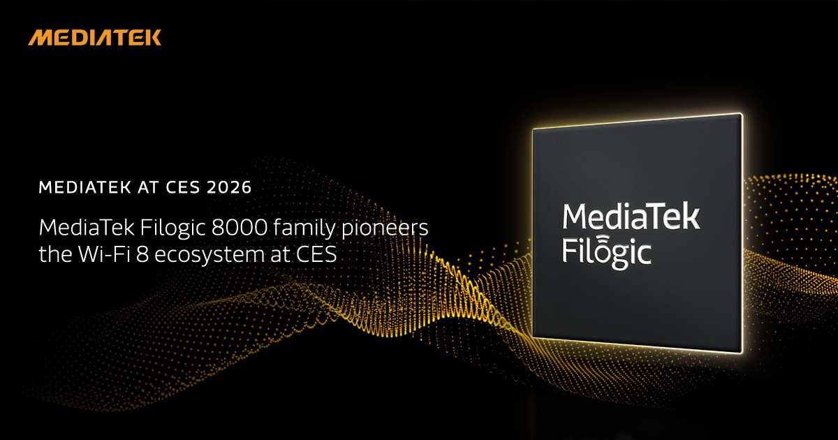 MediaTek giới thiệu Filogic 8000 tại CES 2026, định hướng cho thế hệ Wi-Fi 8