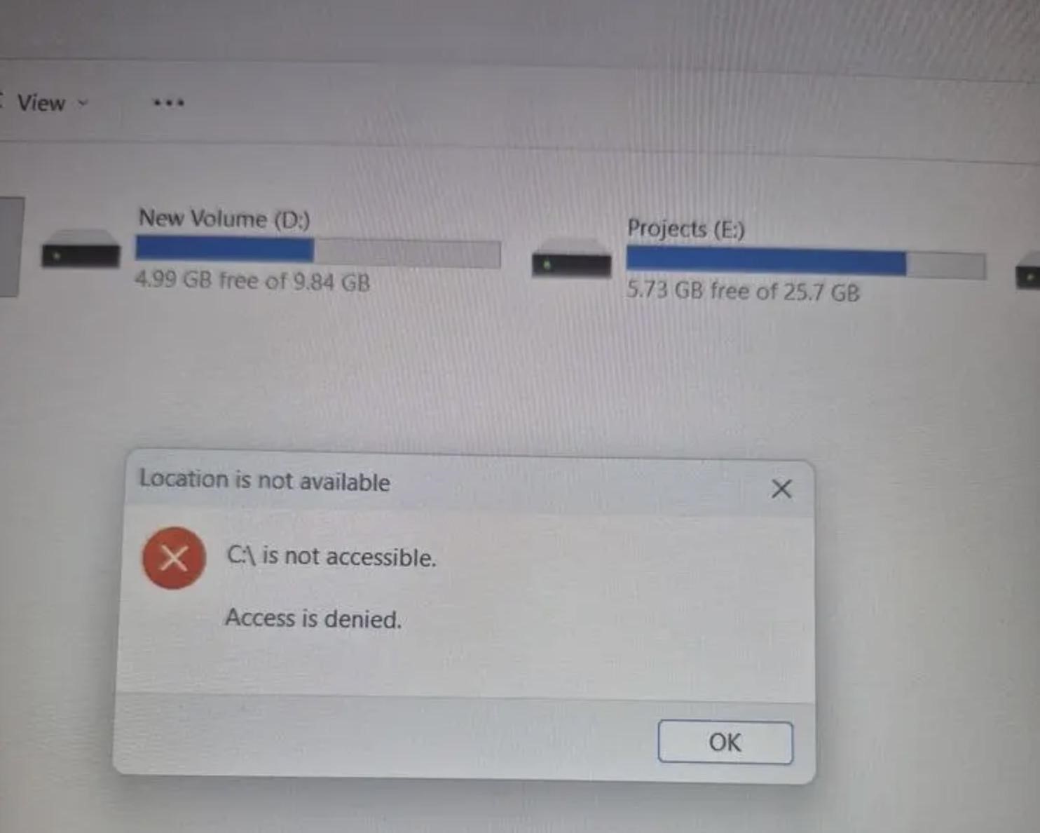 Ổ C trên Windows 11 bị lỗi không truy cập được, Microsoft nói tại Samsung