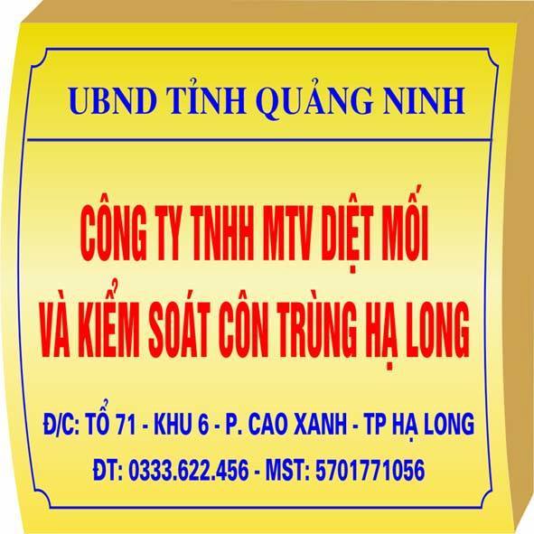 Công ty TNHH MTV diệt Mối Và kiểm soát côn trùng Hạ Long
