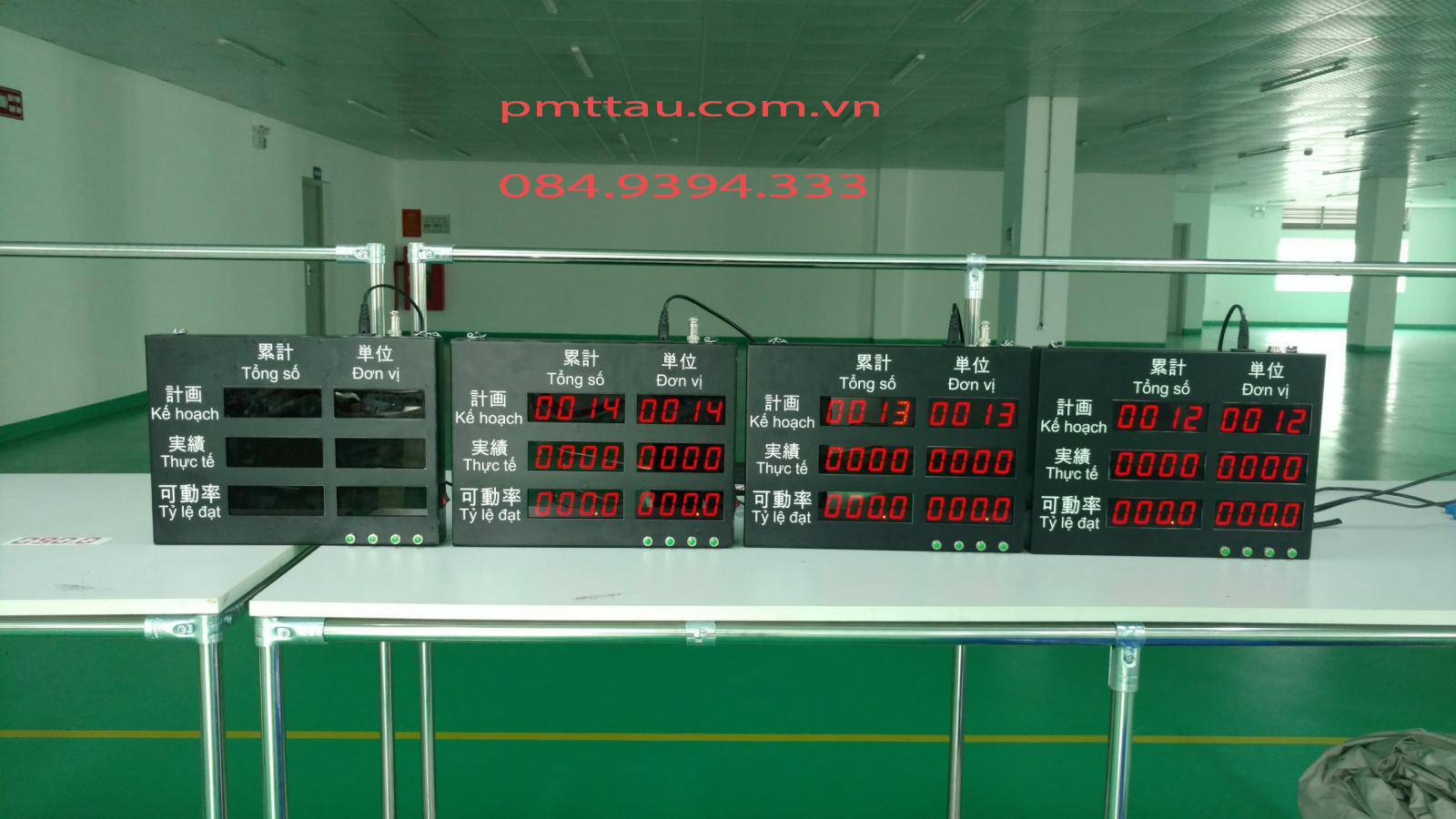 Bảng điện tử theo dõi kế hoạch sản xuất