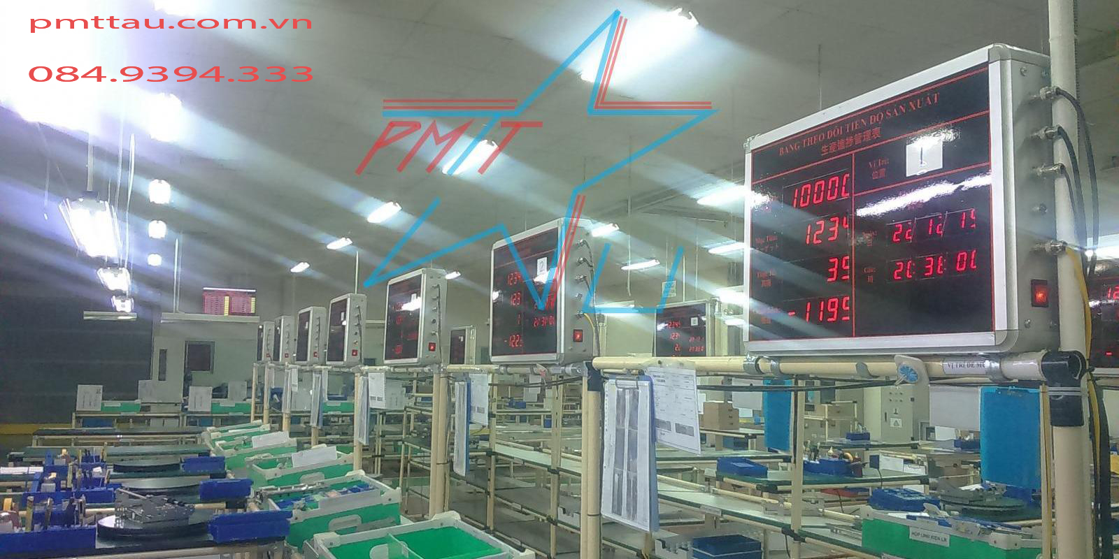 Hệ thống quản lý dây chuyền sản xuất máy đếm tiền