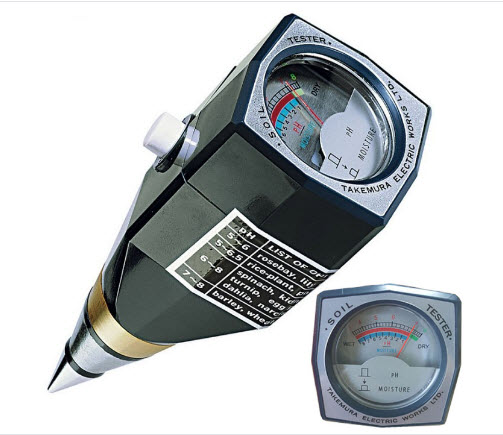 Máy đo pH & độ ẩm đất Takemura DM-15