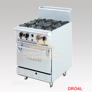 BẾP ÂU 4 HỌNG CÓ LÒ NƯỚNG DRO4L