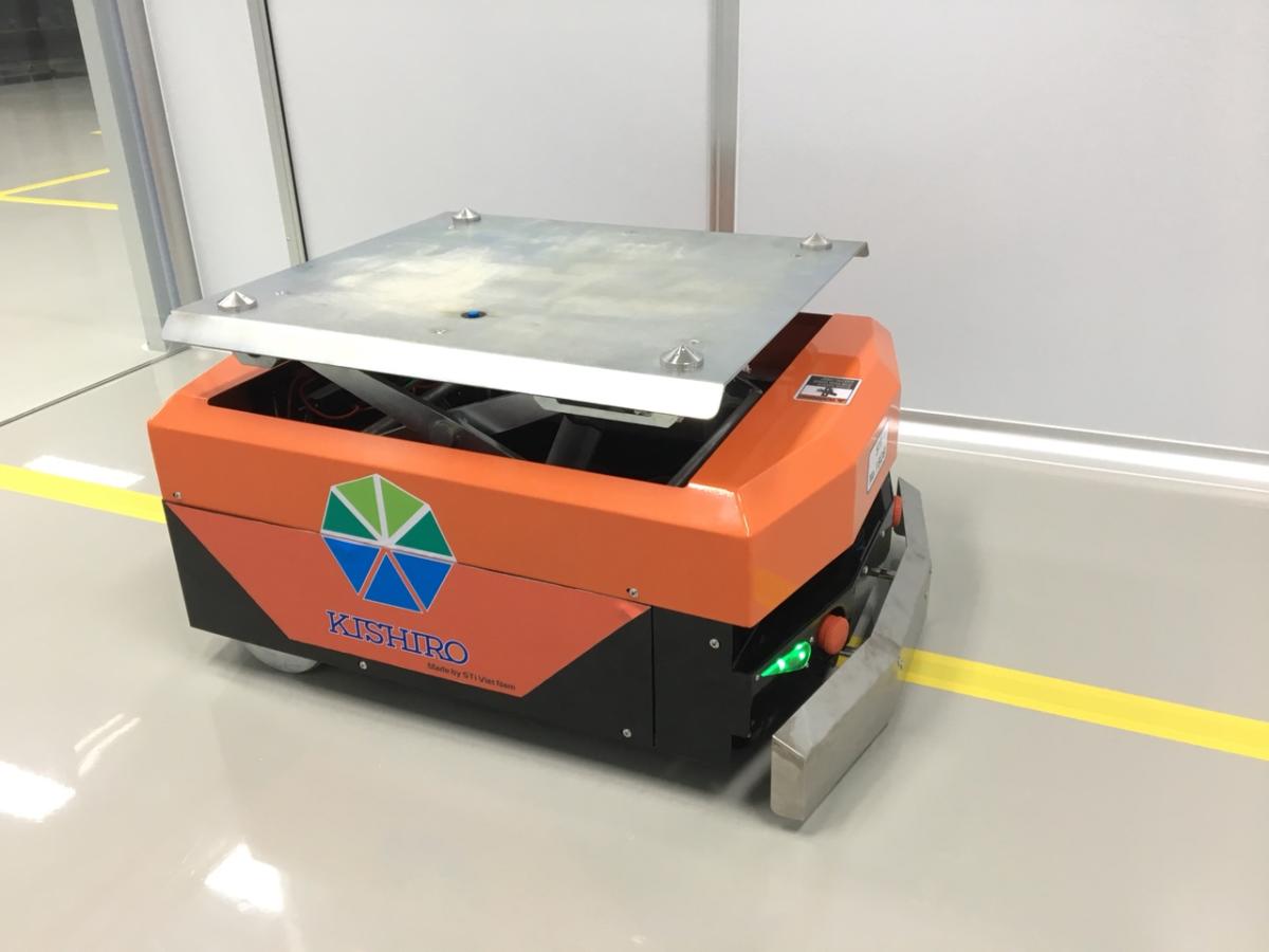 Xe AGV vận chuyển hàng tự động