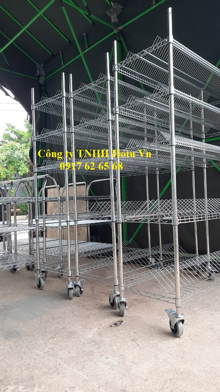 Kệ  kho hàng lưới inox