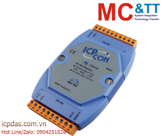 I-7510: Bộ lặp và cách ly RS-422/ 485 ICP DAS