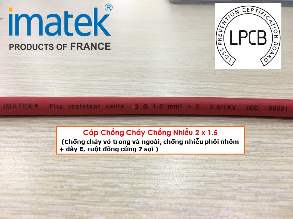 Cáp chống cháy chống nhiễu + E