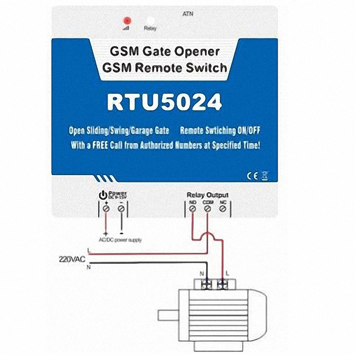 Bộ điều khiển từ xa bằng sim điện thoại RTU-5024 GSM, 3G