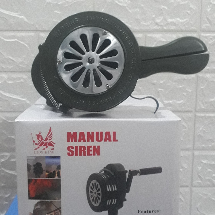 Còi báo động quay tay LK-100