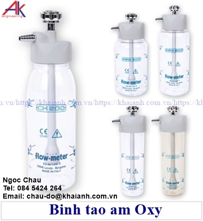 Bình tạo ẩm Oxy CH, TR và MAK