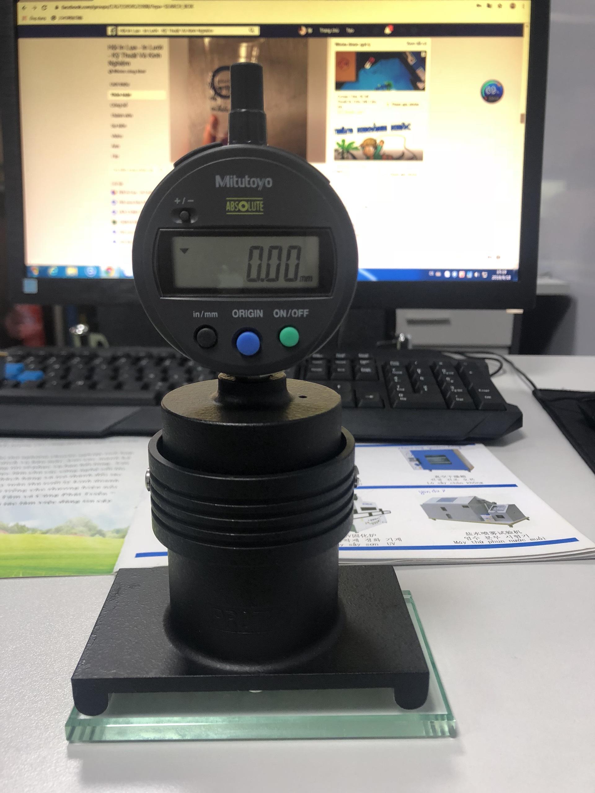 Thiết bị đo lực căng của màn hình in logo model STG-75D