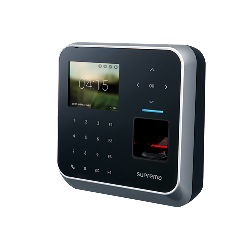 Máy chấm công vân tay, thẻ và mã PIN tích hợp bộ điều khiển Suprema BioStation 2