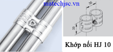 Khớp nối HJ 10 dùng cho ống phi 27, 28