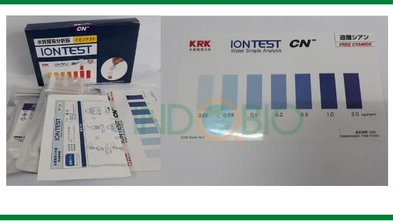 Test nhanh xyanua trong nước thải xi mạ với bộ test WIT-CN Nhật Bản