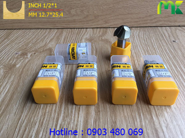 Mũi Router bán nguyệt ARDEN 0502 1/2*1 