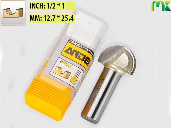 Mũi Router bán nguyệt ARDEN 0502 1/2*1 
