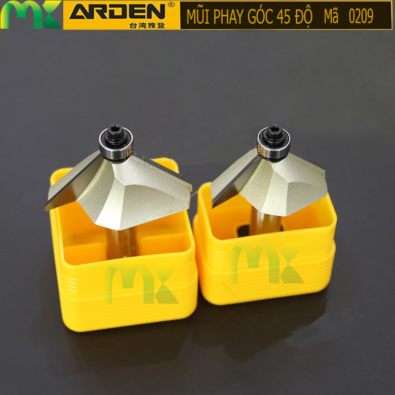 Mũi phay góc 45 độ ARDEN 1/2*7/8 0209 cốt 12.7mm