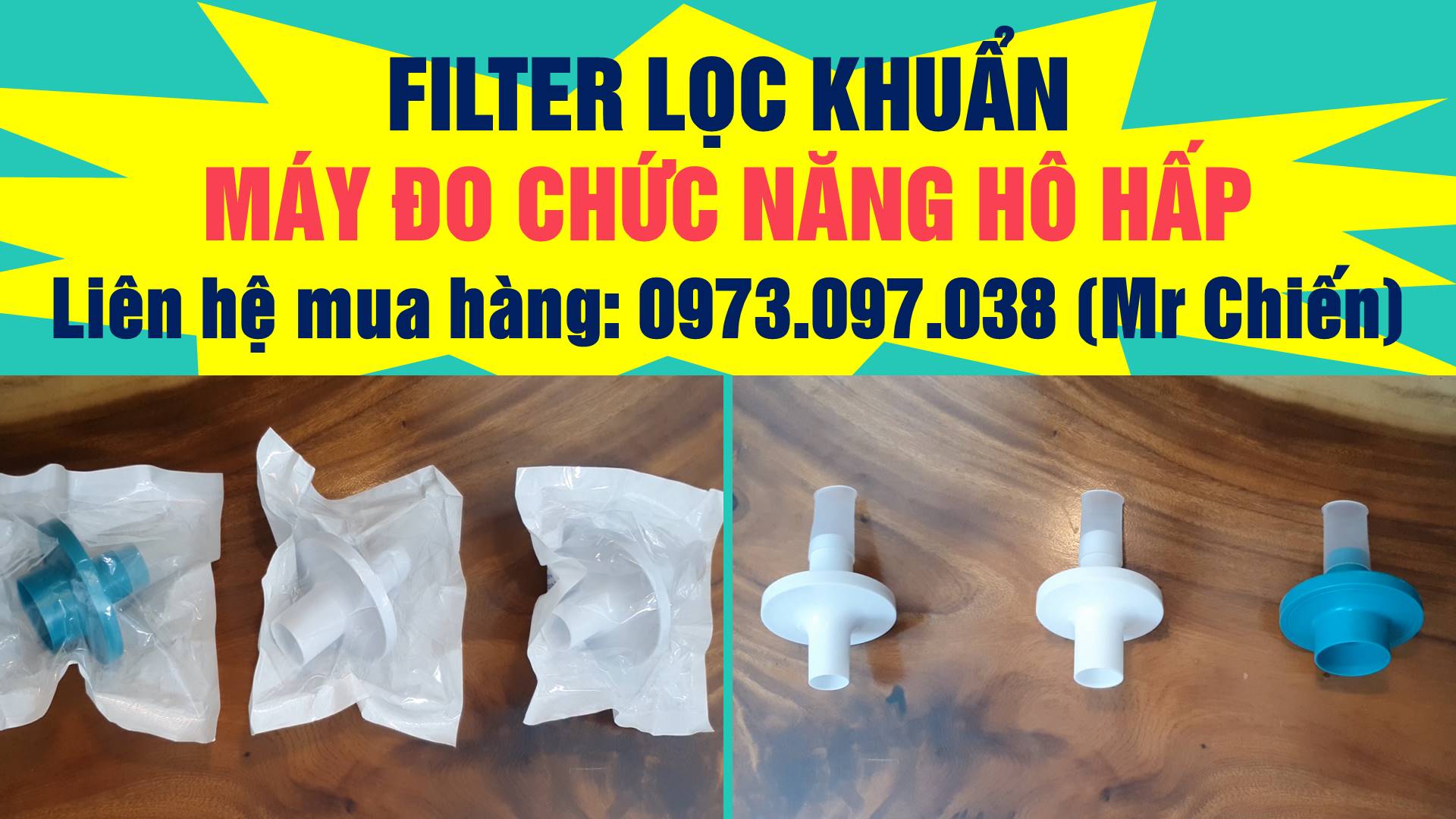 Filter lọc khuẩn | Filter lọc khuẩn đo chức năng hô hấp