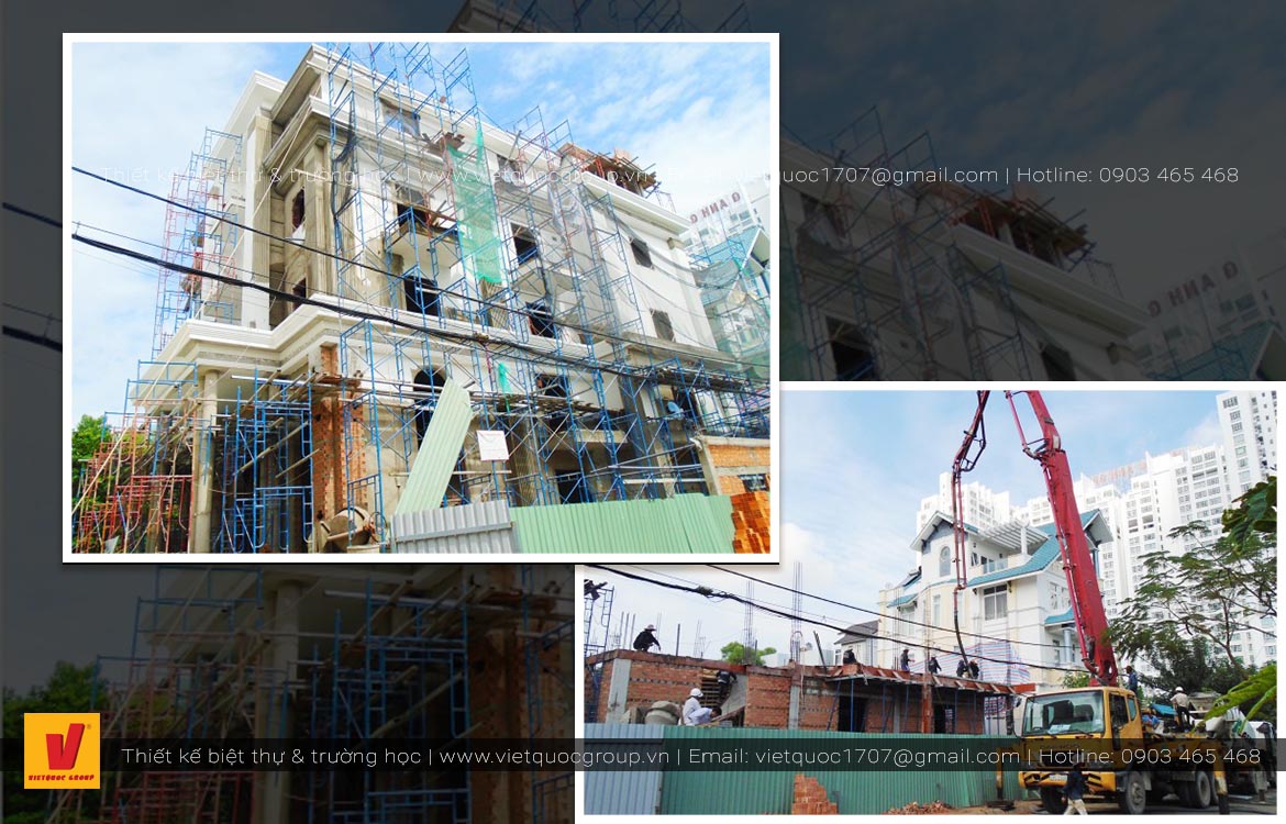 Thi công xây dựng nhà biệt thự