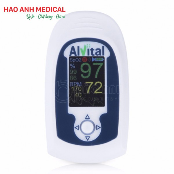 Máy đo nồng độ oxy (SPO2) trong máu Alvital AT101B