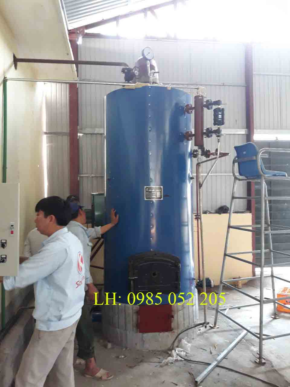 Nồi hơi đốt than, củi kiểu đứng