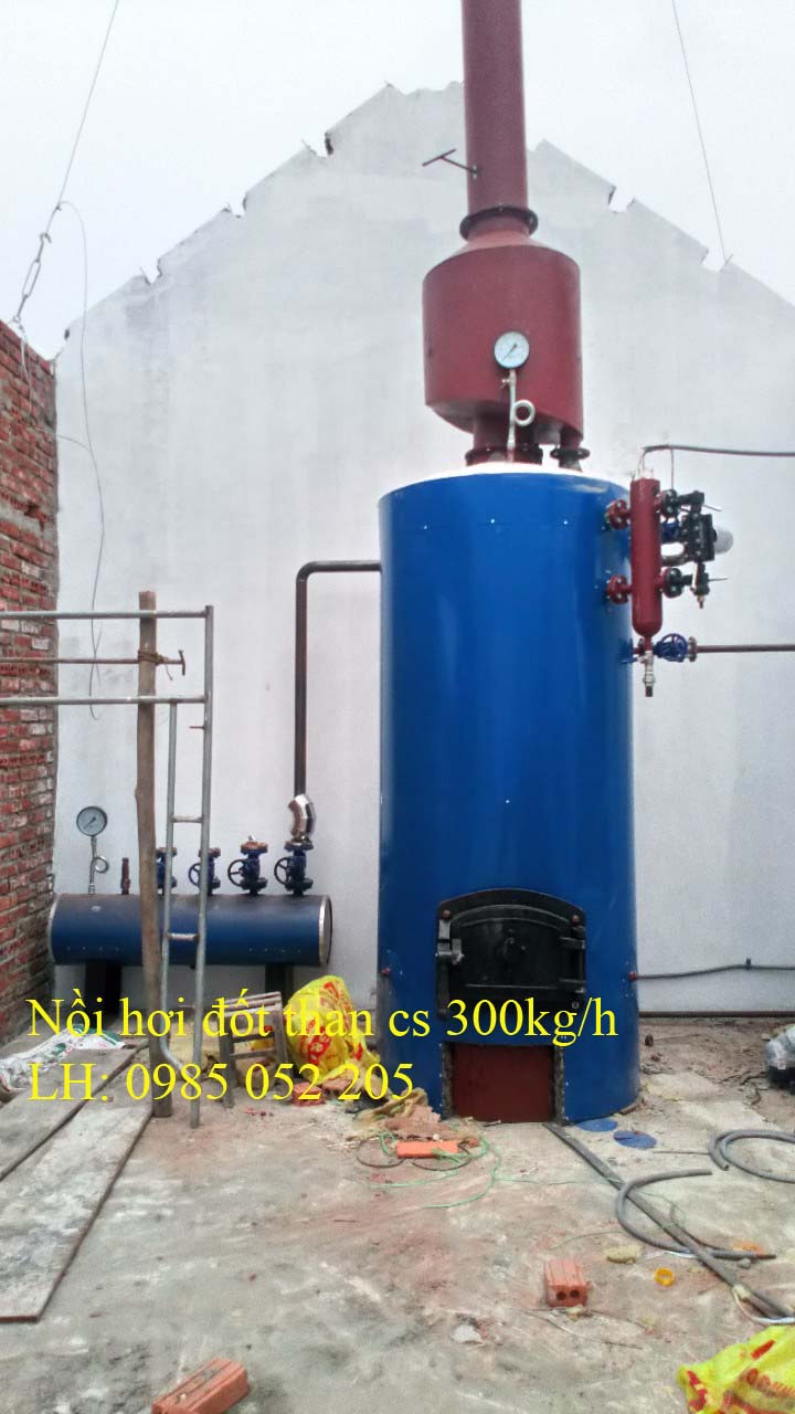 Nồi hơi đốt than, củi kiểu đứng
