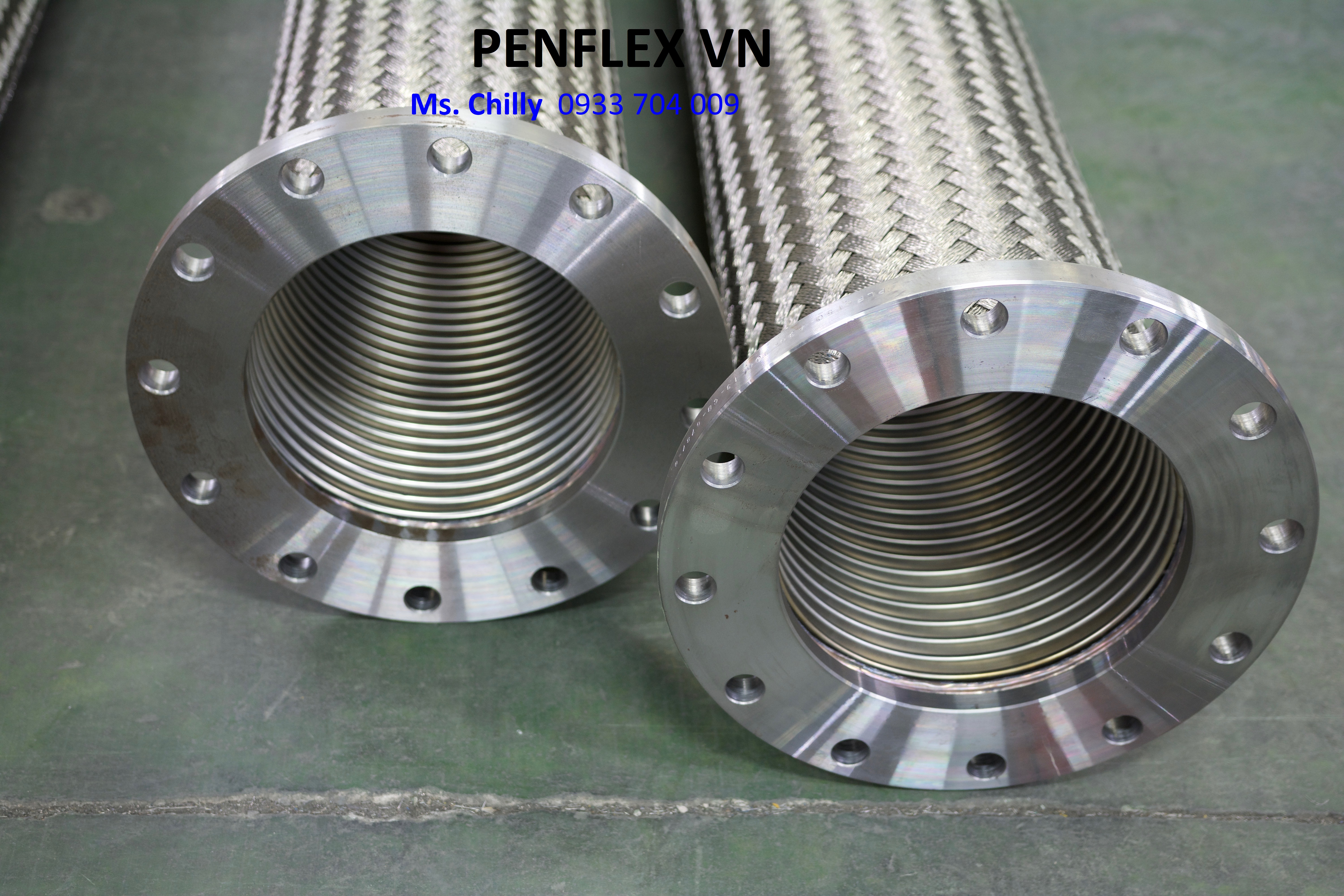 Ống khớp nối mềm kèm 2 đầu mặt bích