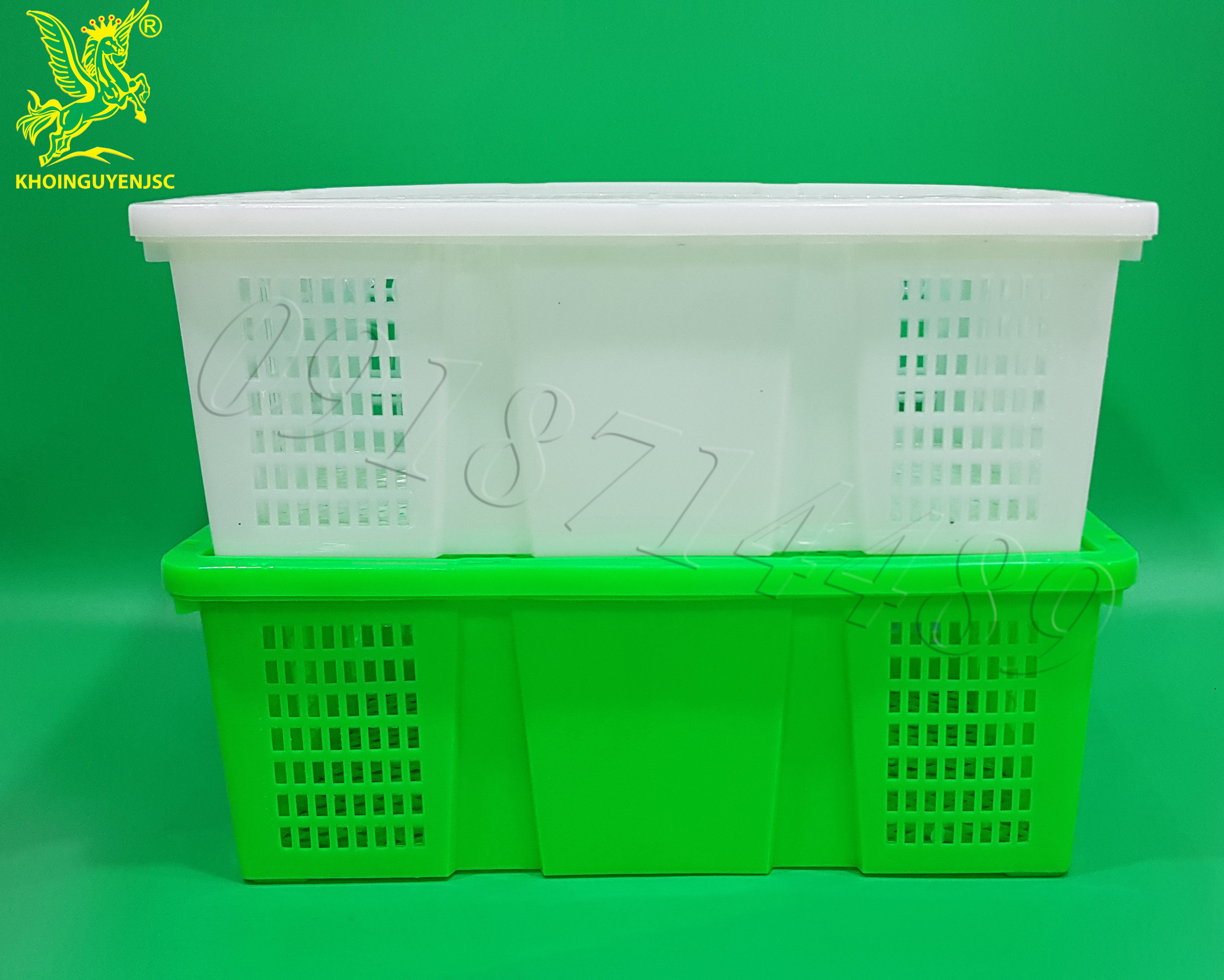 Rổ nhựa 12kg, Rổ đựng tôm hùm, rổ đựng ớt