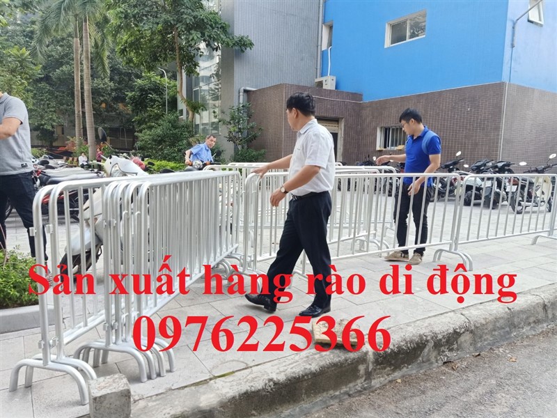 Hàng rào di động mạ kẽm giá rẻ