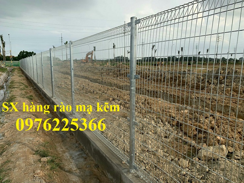 Hàng rào lưới thép mạ kẽm nhúng nóng D4, D5, D6