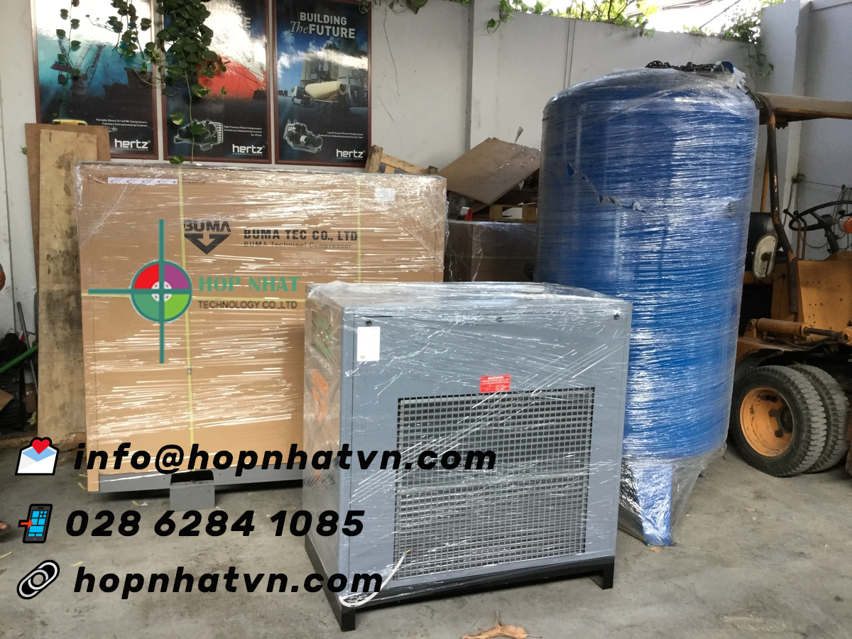 Máy nén khí trục vít công nghiệp từ 10 bar