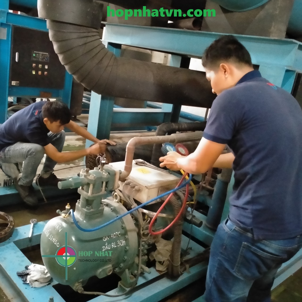 Sửa máy nén khí trục vít toàn quốc