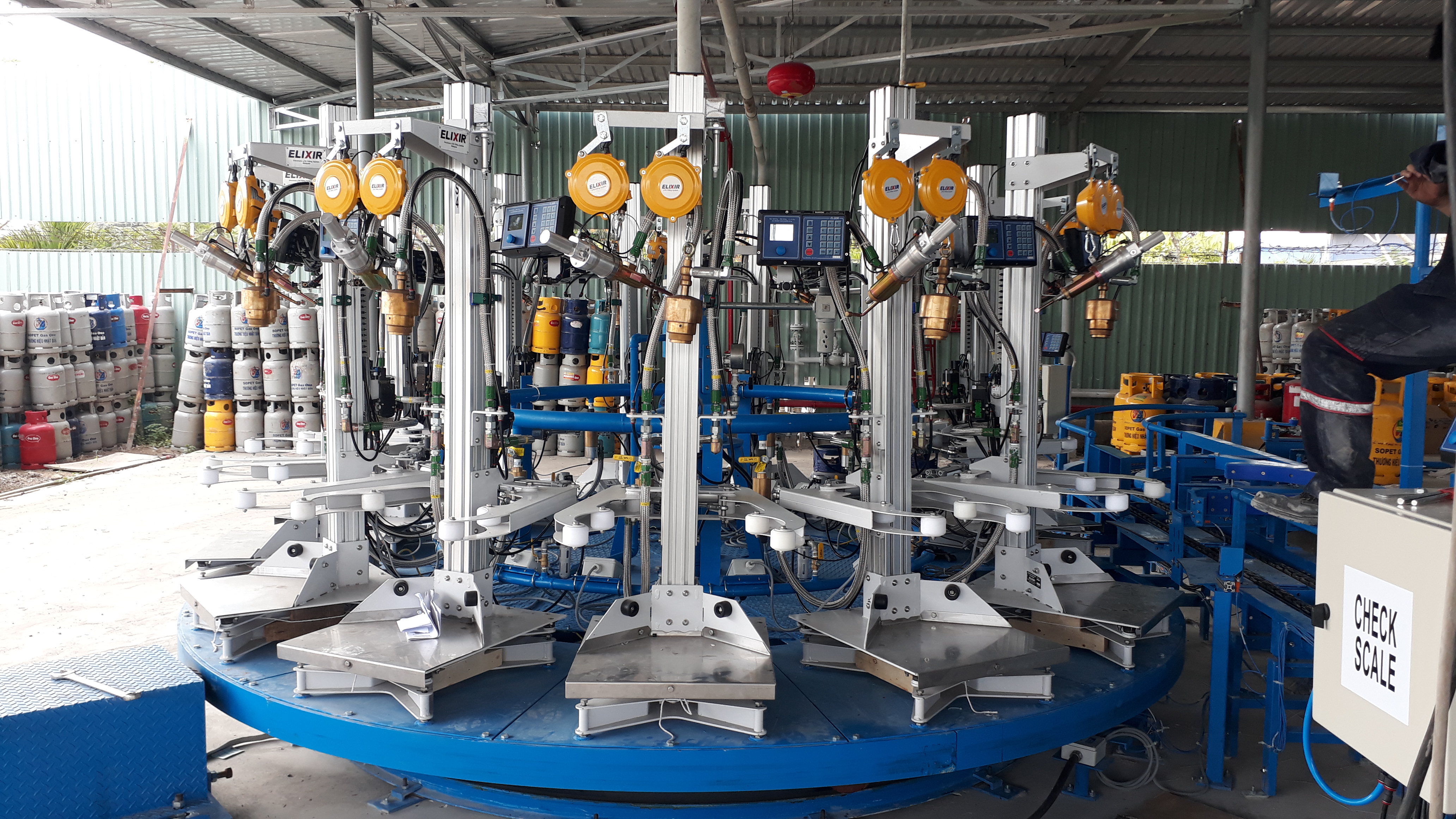 Hệ thống chiết nạp gas (LPG) Carousel- Kosel