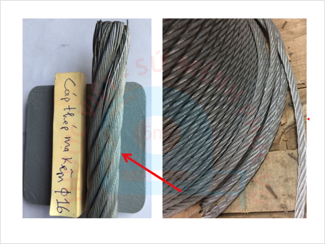 Cáp thép mạ kẽm