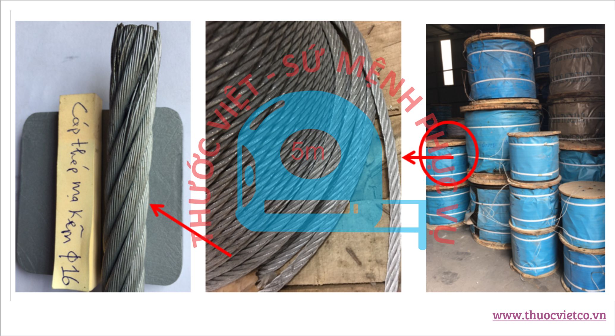 Cáp thép mạ kẽm