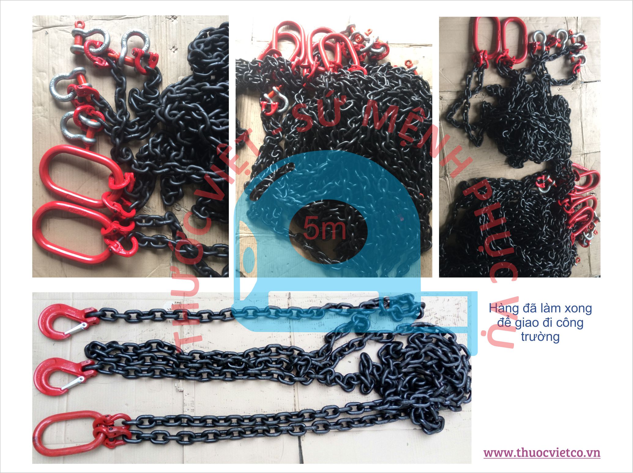 Sling xích/ Chùm xích cẩu