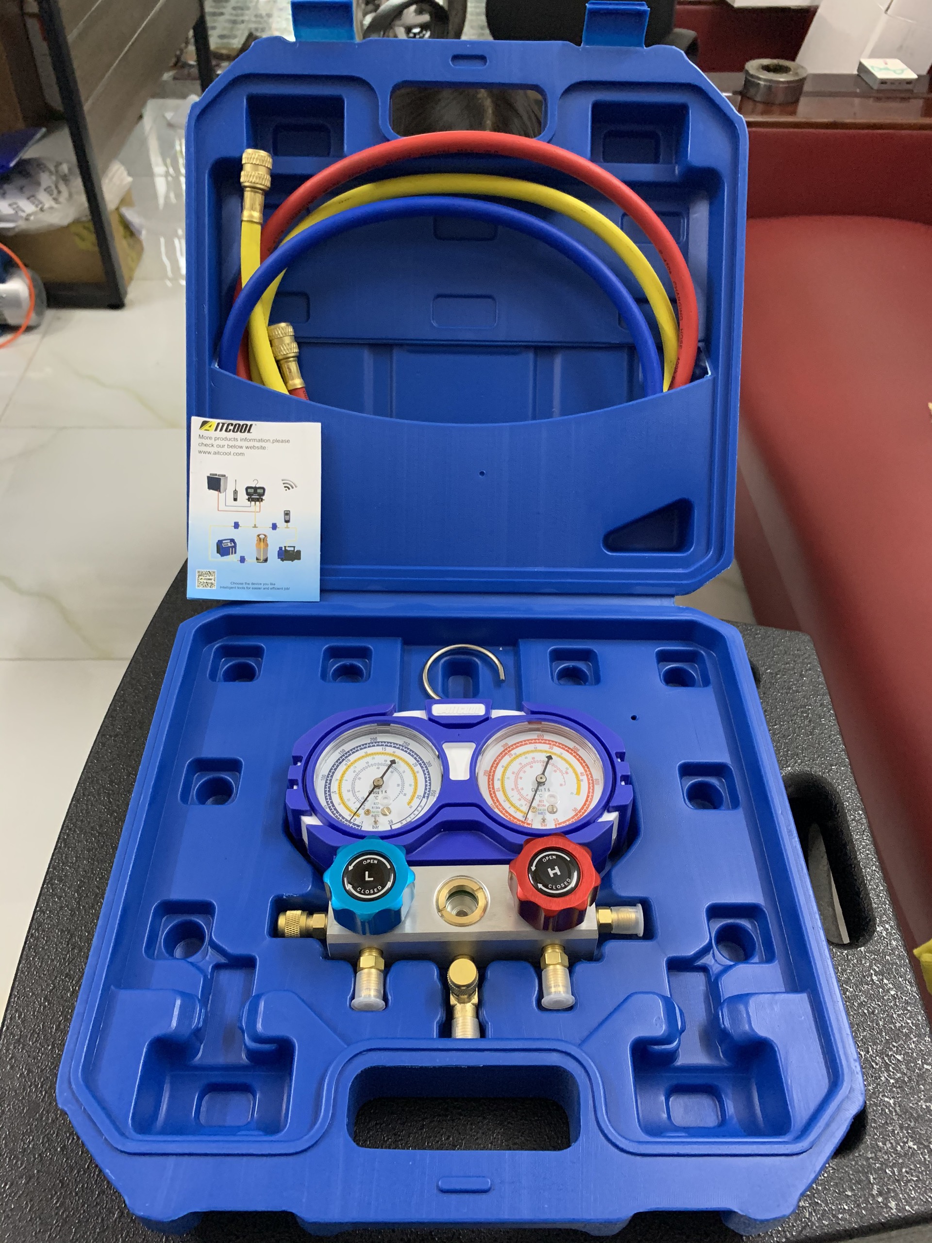 Bộ đồng hồ nạp gas lạnh AITCOOL HMG-2-R32-II