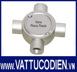 Hộp nối ống ren 4 ngã