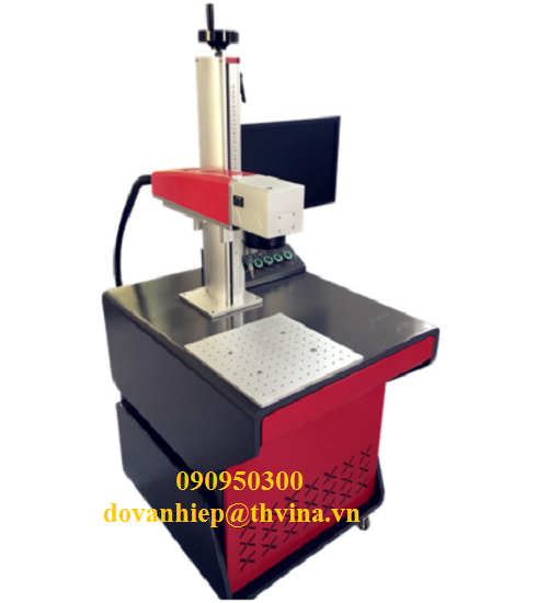 Máy khắc laser fiber MOPA (Máy khắc màu) model AKF- MOPA20W