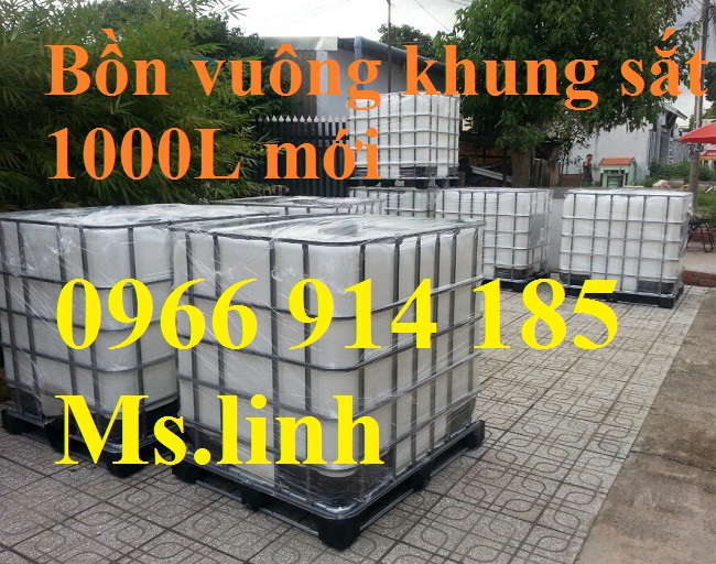 Tank IBC 1000l mới 100% - nhập khẩu chất lượng