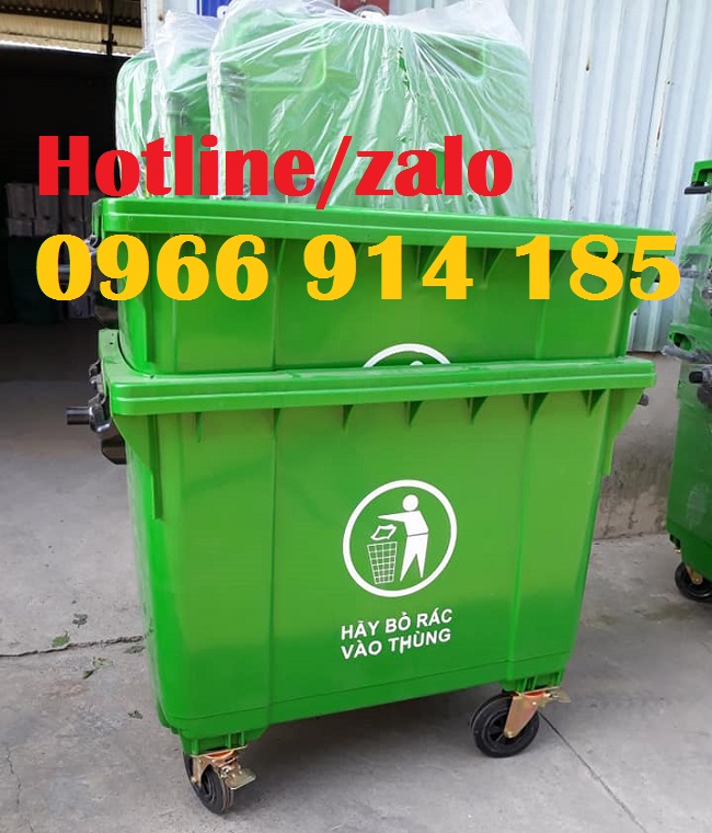 Thùng rác 660 lít