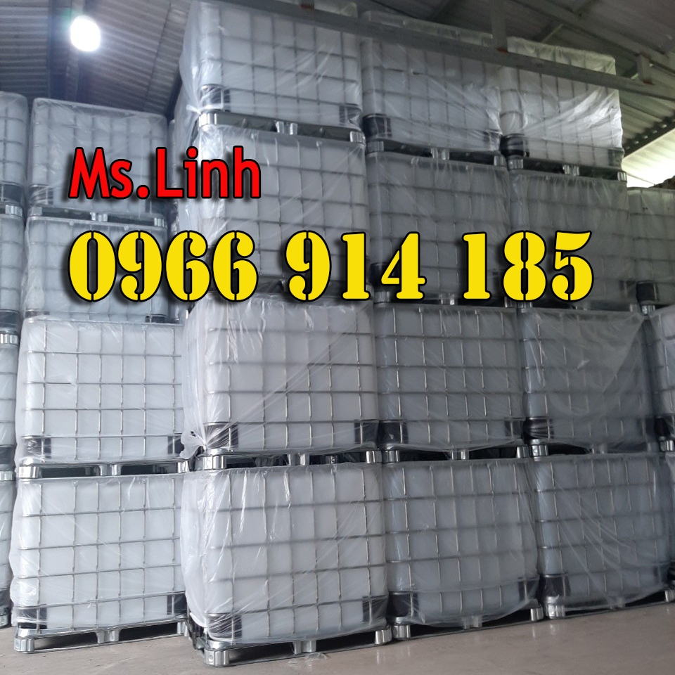 Tank IBC 1000l mới 100% - nhập khẩu chất lượng