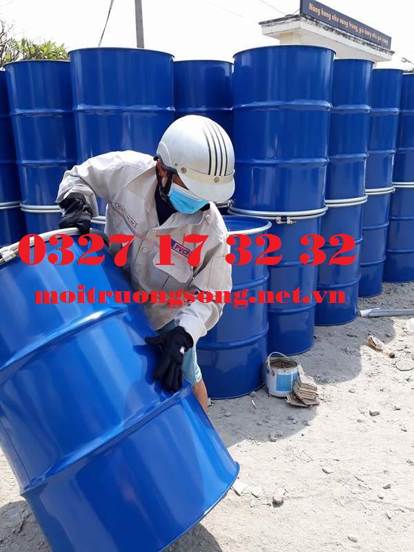 Thùng phuy sắt 220 lít nắp rời tráng men thực phẩm epoxy MKC