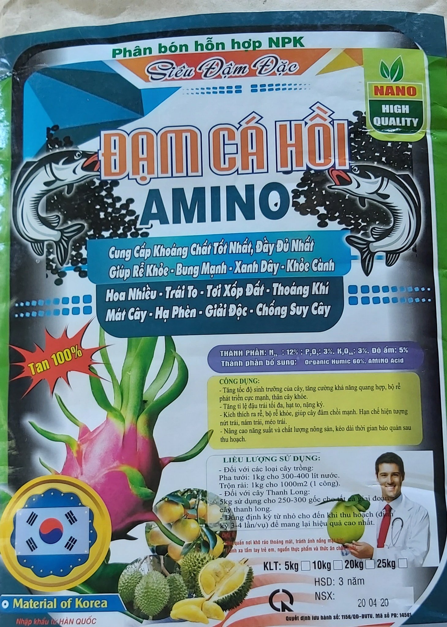 Đạm cá hồi Amino