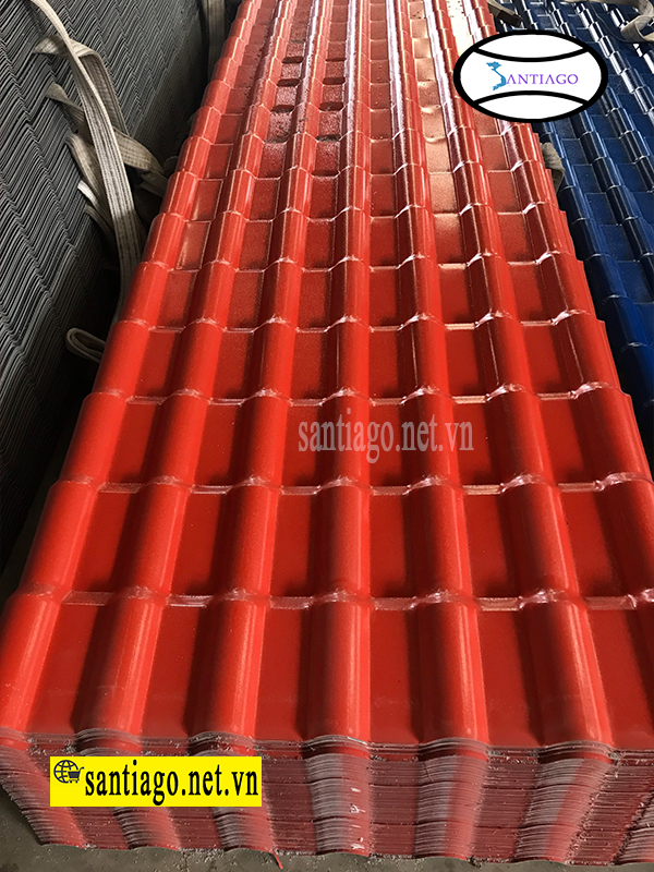 Ngói nhựa PVC ASA Santiago- Siêu bền chống nóng chống ồn giá rẻ