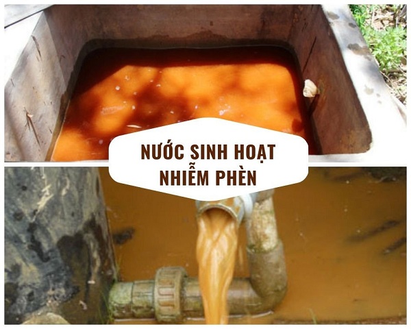 Giải pháp xử lý nước giếng khoan nhiễm phèn