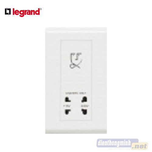 Ổ cắm cạo râu tiêu chuẩn BS 61558,115/230V- 20VA- 50/60Hz LEGRAND- 6 170 68