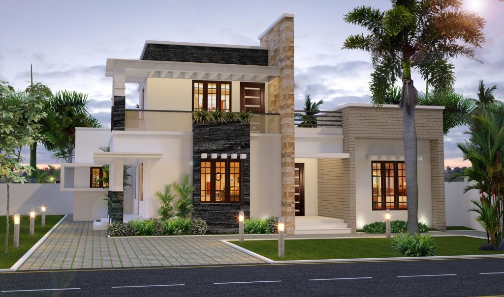 Biệt thự 2 tầng hiện đại sang trọng tiện nghi